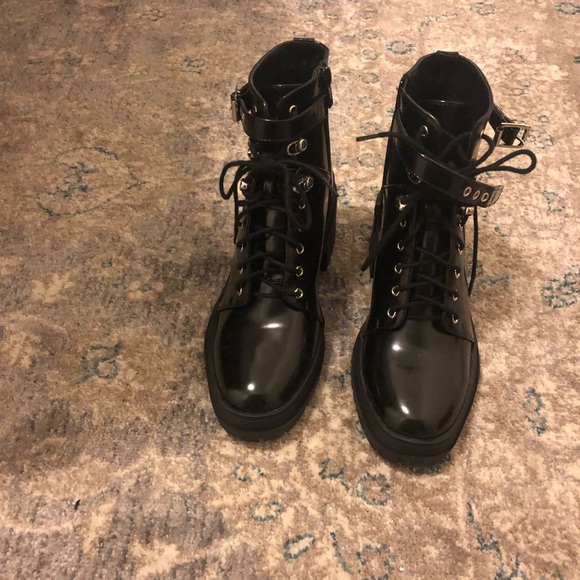 Forever 21 patent leather boots Clearance